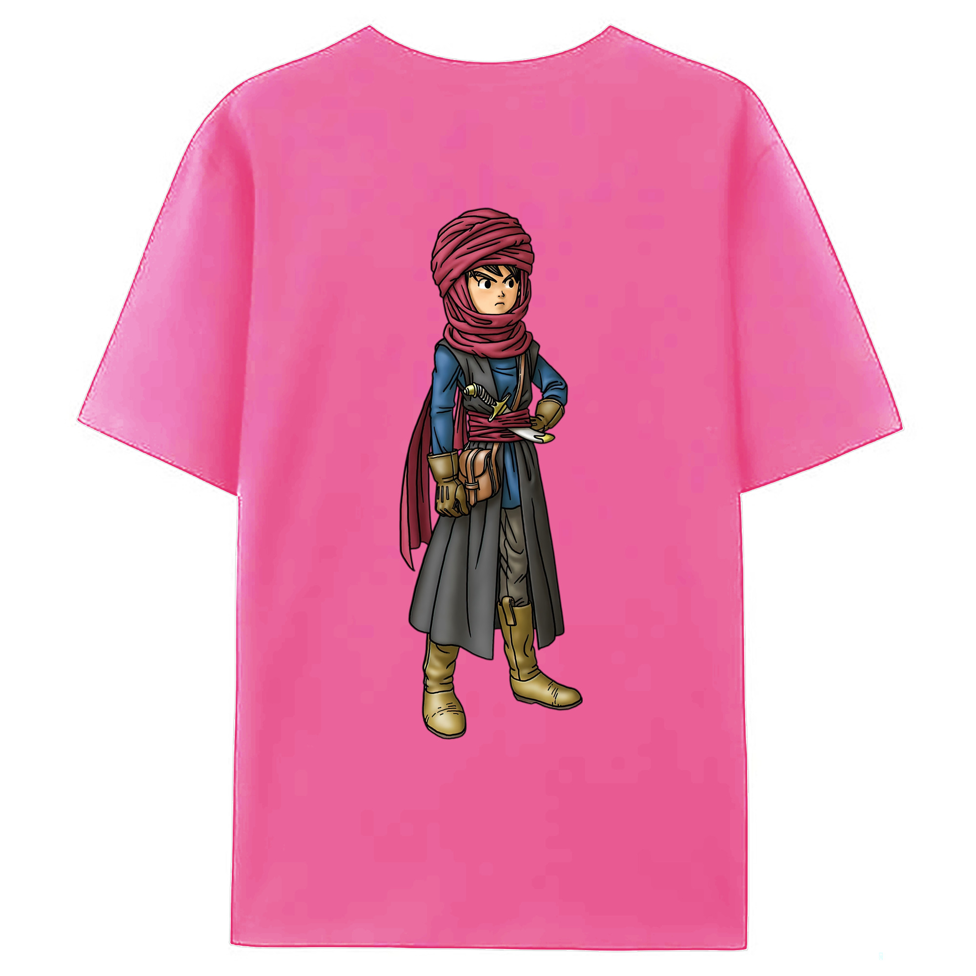 （画像用） ドラゴンクエスト Doragon Kuesuto Dragon Quest レディース半袖Tシャツ(バックプリント)